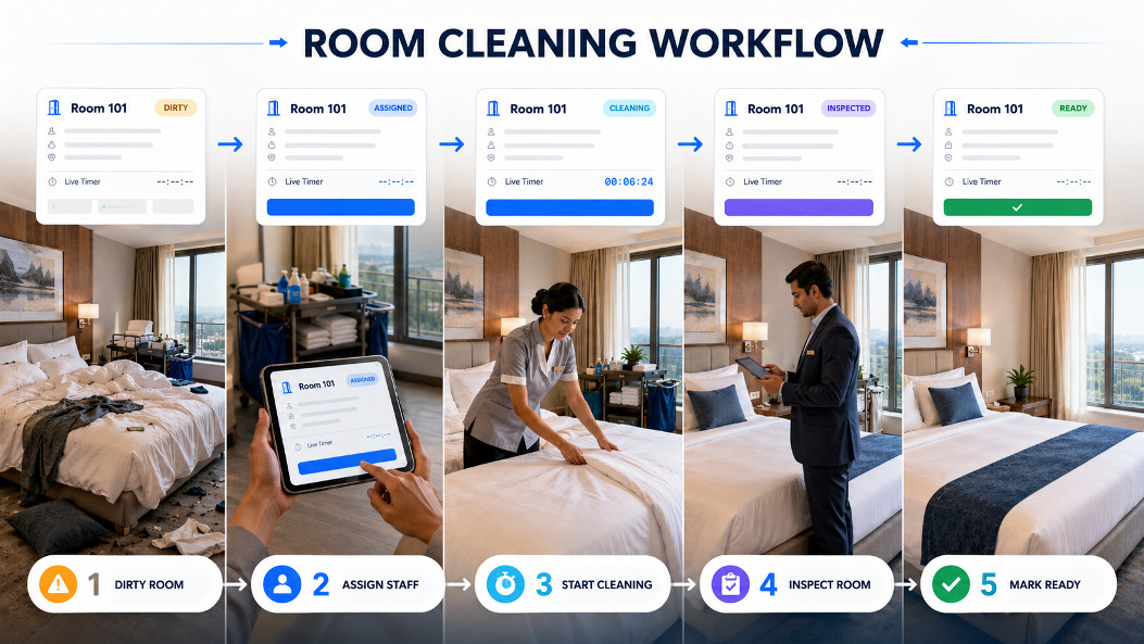Housekeeping screen